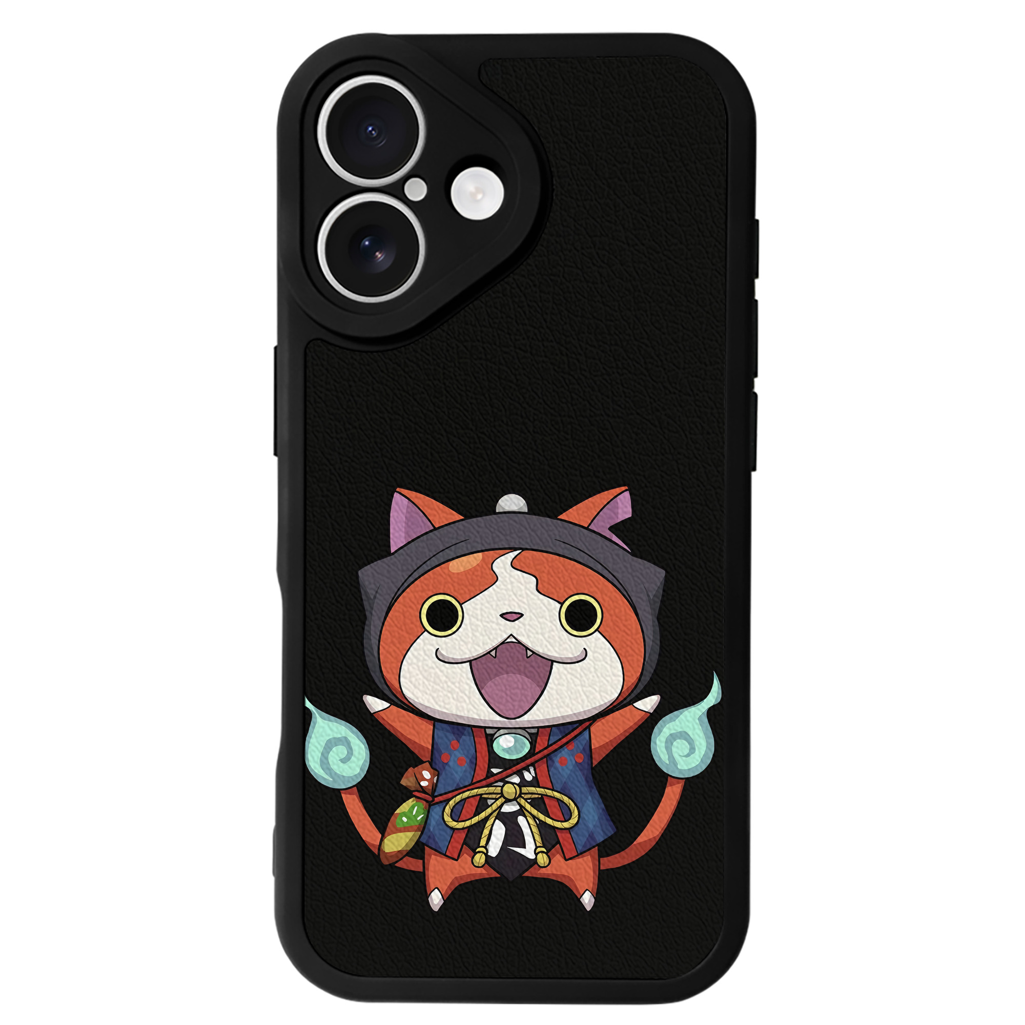 （画像用） 妖怪ウォッチ Yo-kai Watch 【iPhone 16シリーズ対応】シリコンスマホケース（レザー調） 材質：シリコン